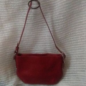 Coach purse rare burgundy six and a half inch in l